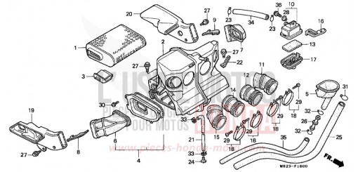 FILTRE A AIR CBR1000FM de 1991